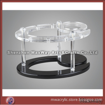 Clear Single Hot Selling Acrylic/Perspex Red Wine Display/Holder Rack